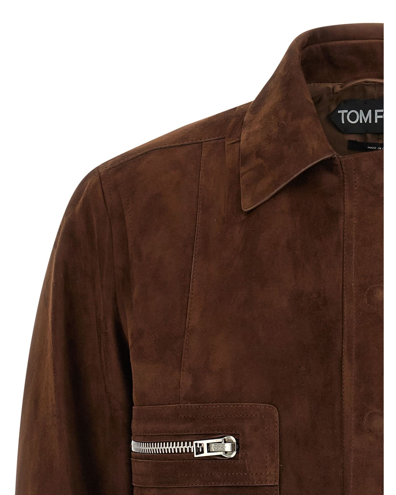 Tom Ford Suede Bomber Jacket Glam Steals