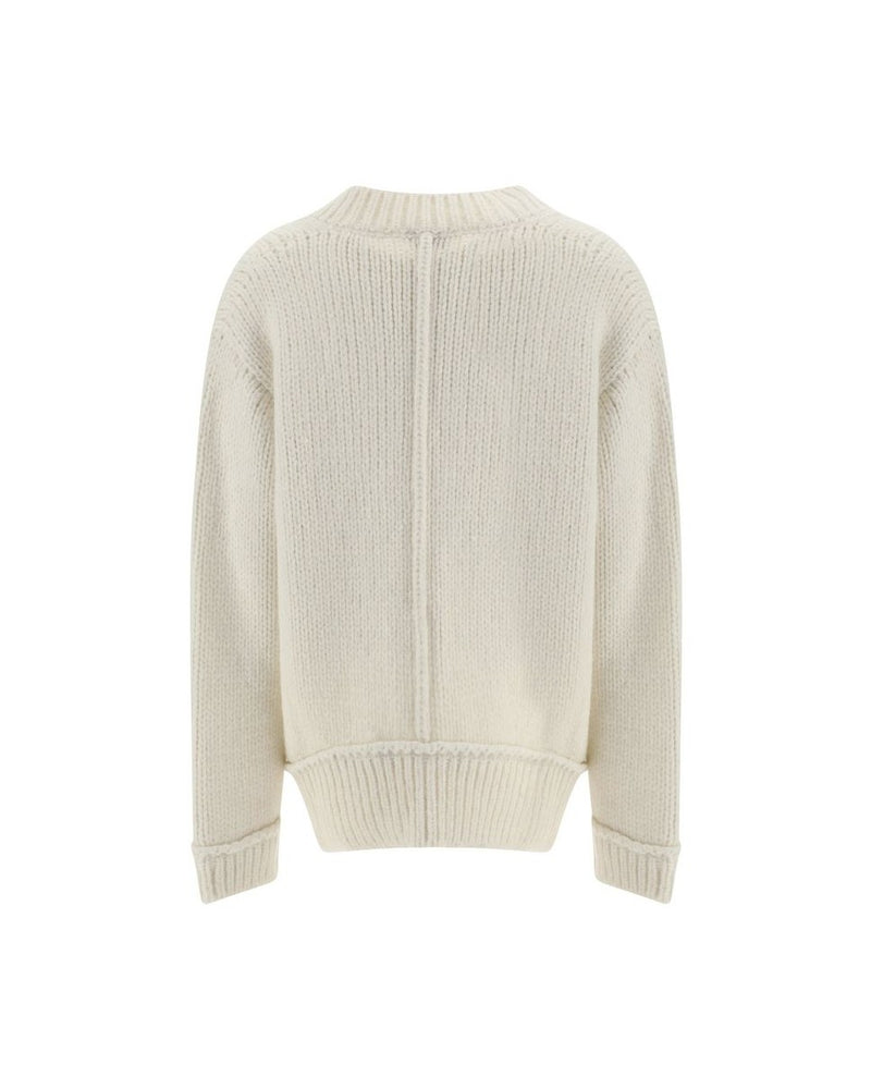 Tom Ford White Leather Alpaca Sweatshirt Glam Steals