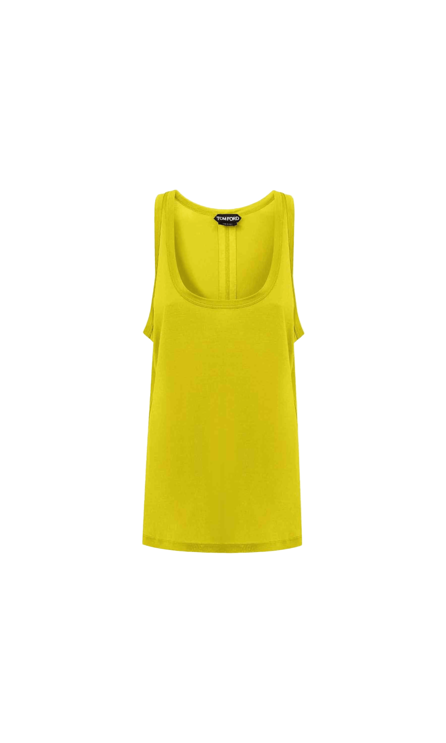 Tom Ford Yellow Silk Tank Top Glam Steals