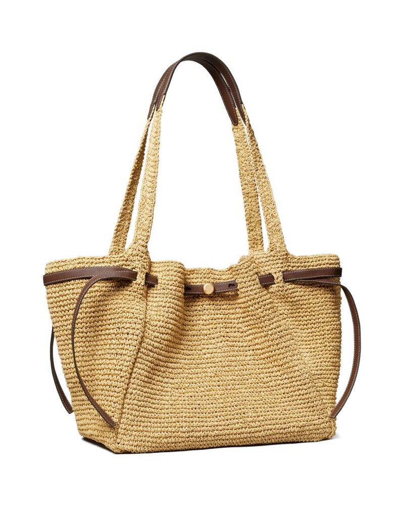 Tory Burch Romy Straw Tote Bag Glam Steals