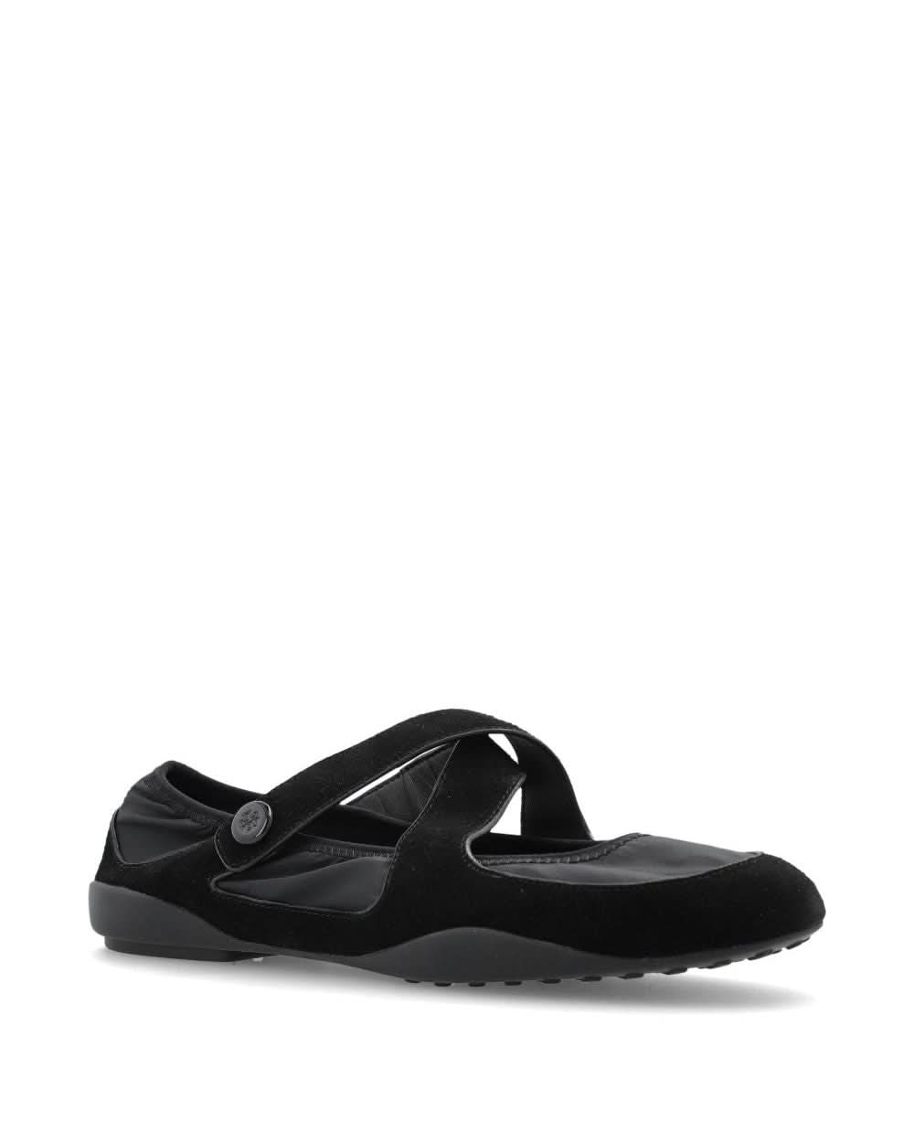 Tory Burch Black Flat Shoes Flat Shoes