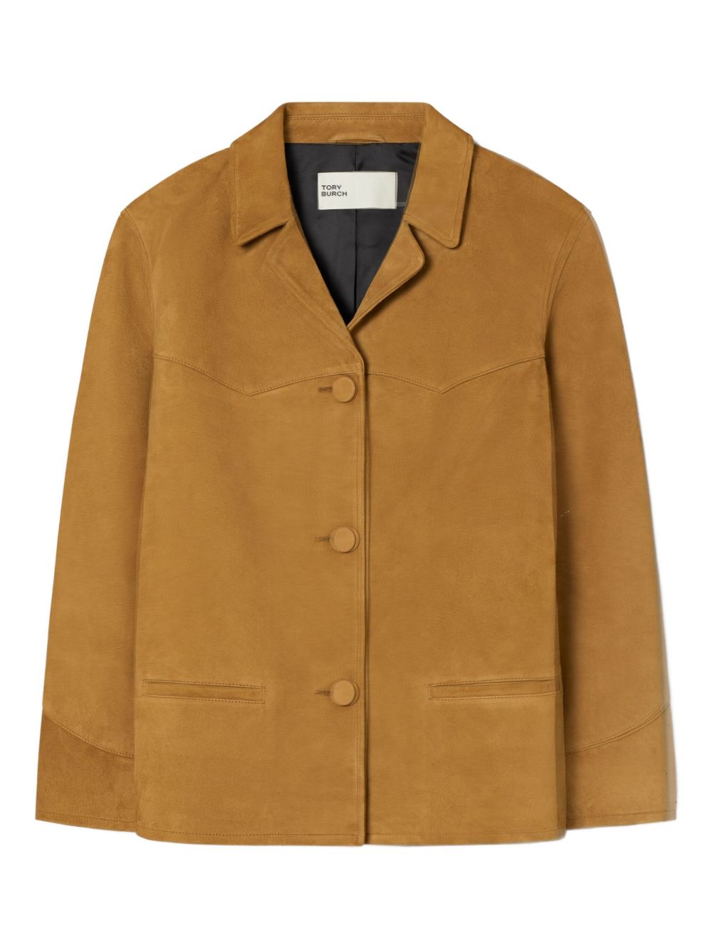 Tory Burch Brown Leather Jacket Glam Steals