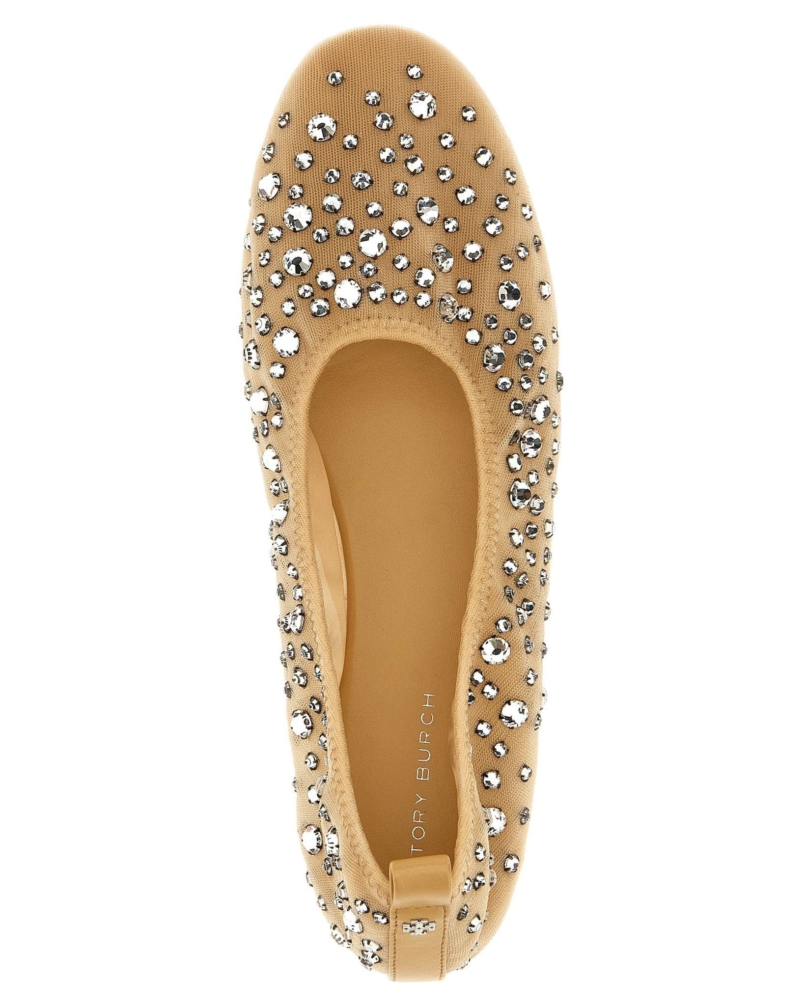 Tory Burch Crystal Ballet Flats Glam Steals
