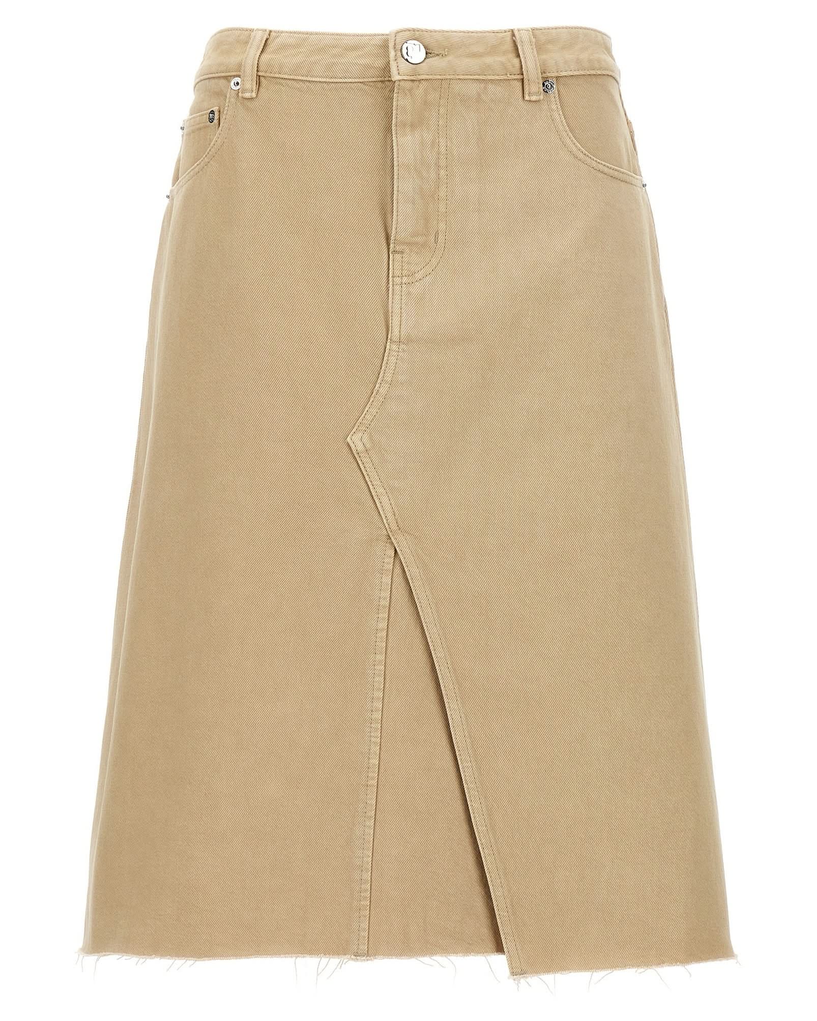 Tory Burch Deconstructed Midi Skirt Glam Steals