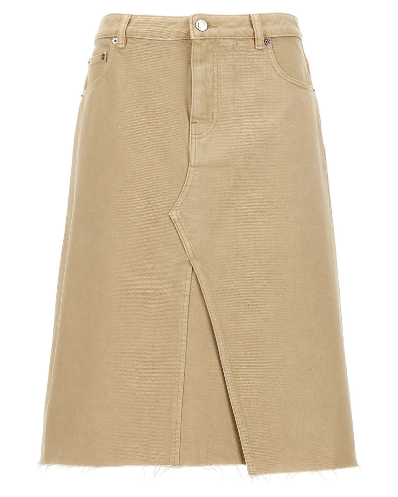 Tory Burch Deconstructed Midi Skirt Glam Steals