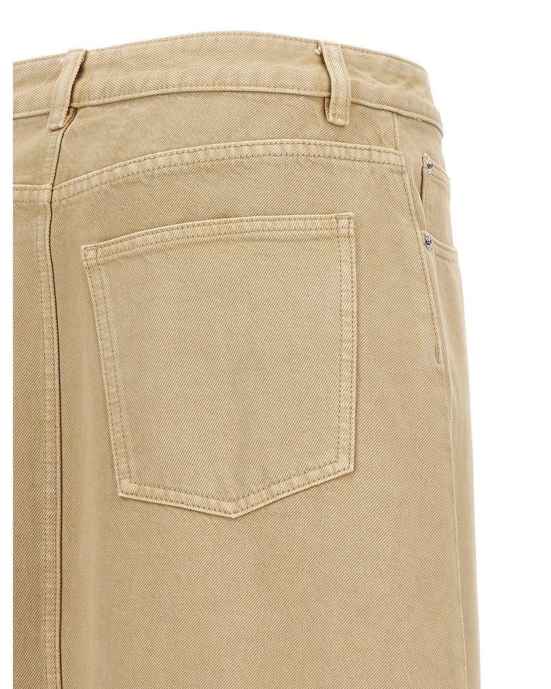 Tory Burch Deconstructed Midi Skirt Glam Steals