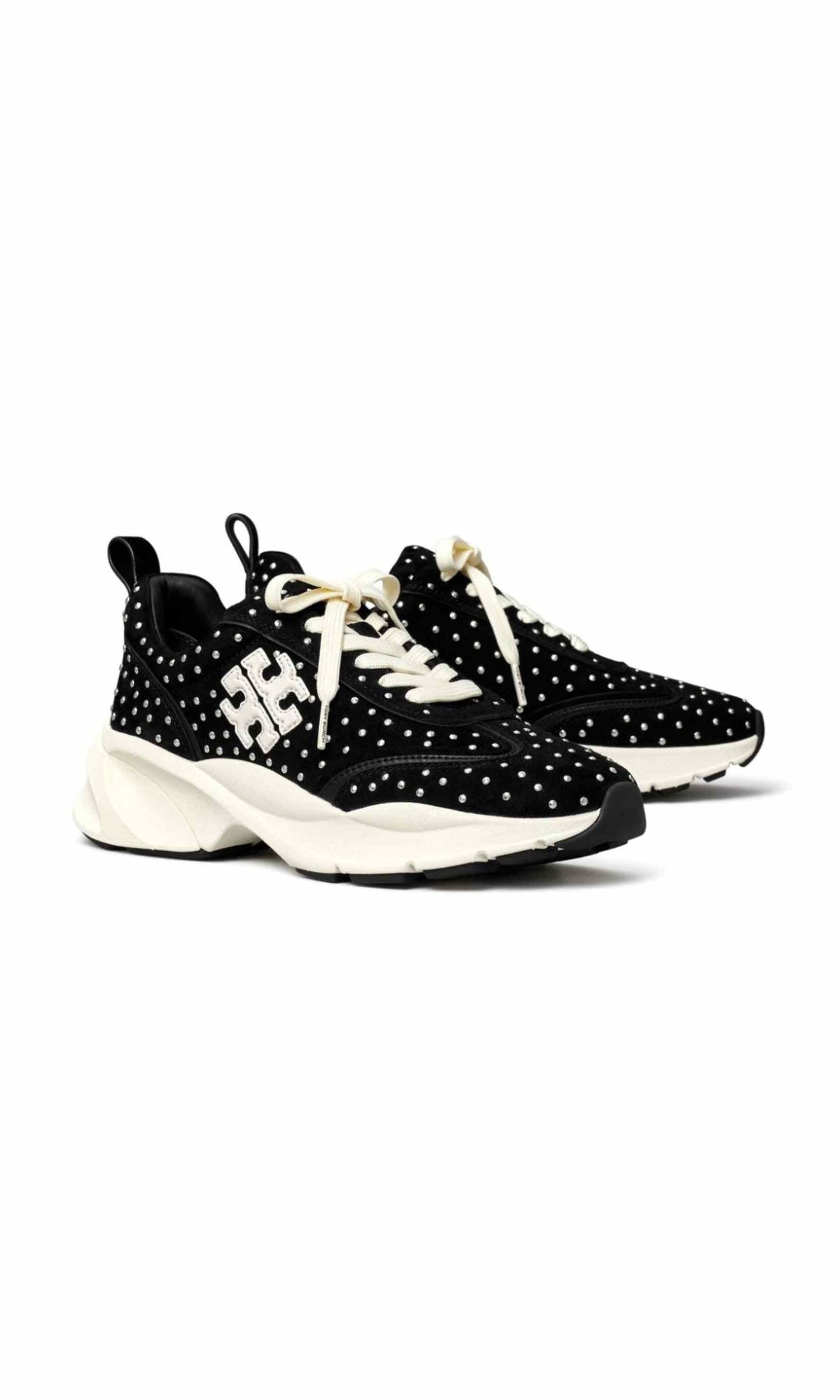 Tory Burch Good Luck Studded Trainers Glam Steals