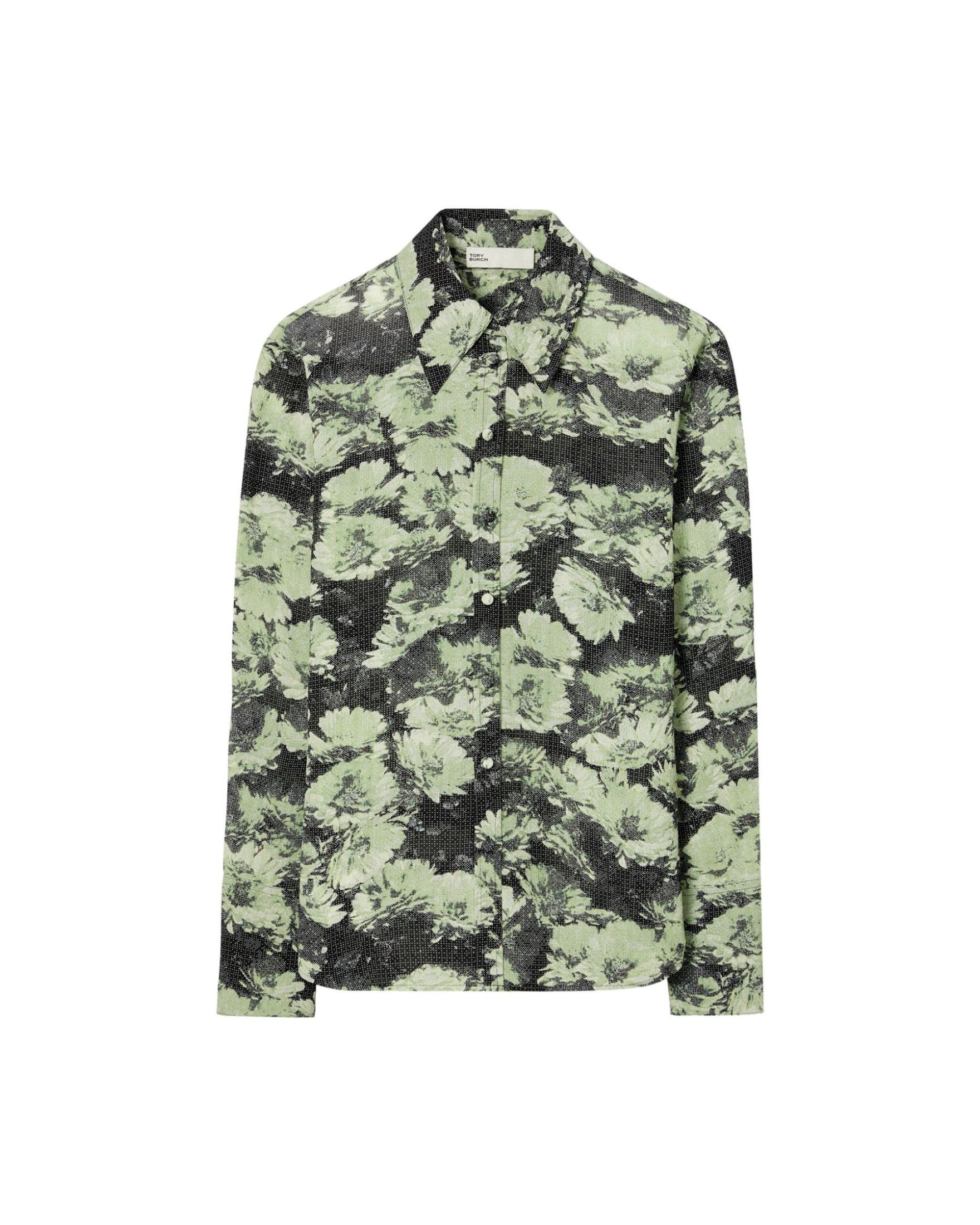 Tory Burch Green Shirt Glam Steals