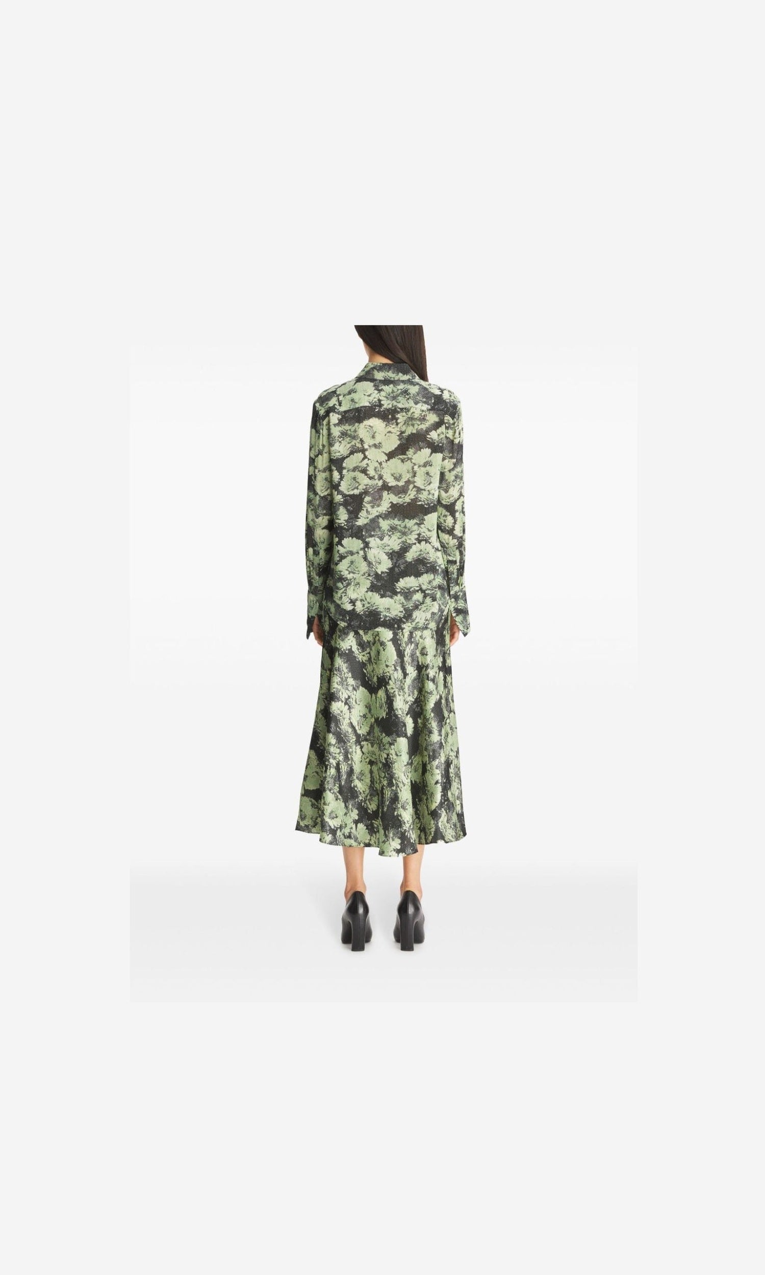 Tory Burch Green Shirt Glam Steals