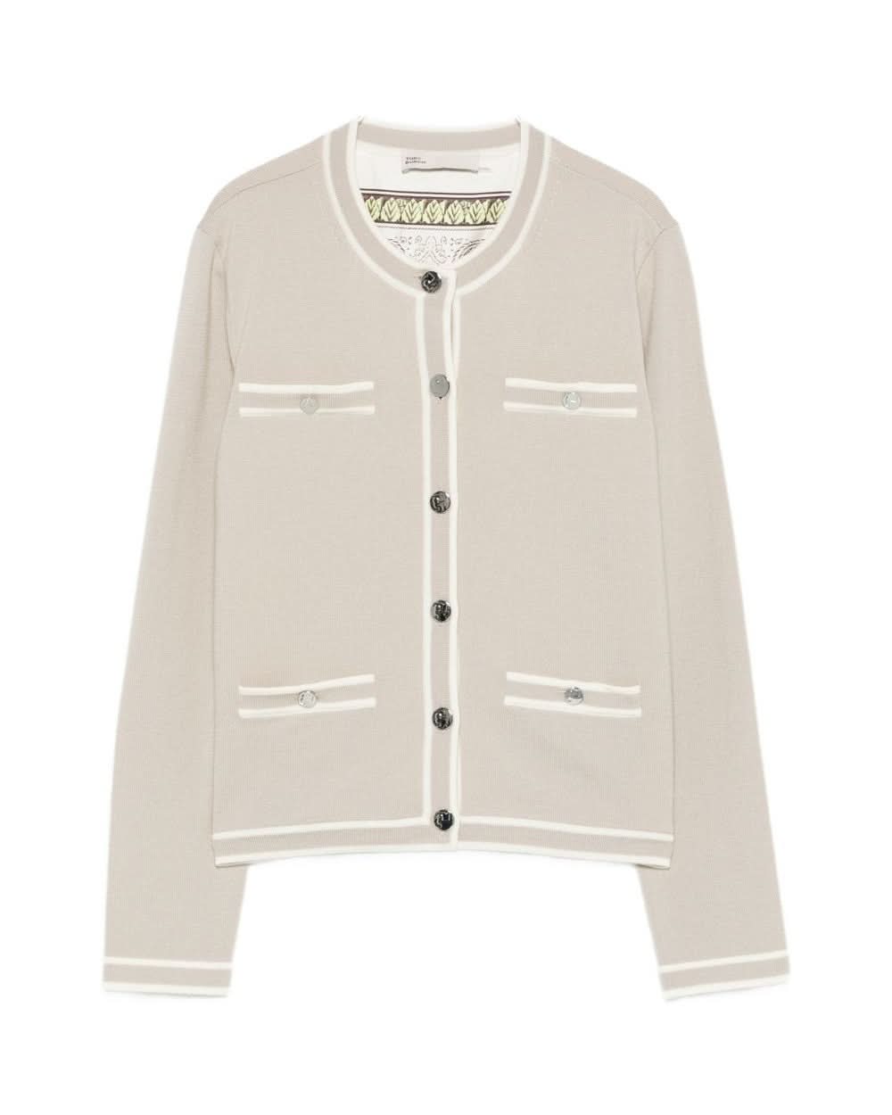 Tory Burch Grey Sweater Glam Steals