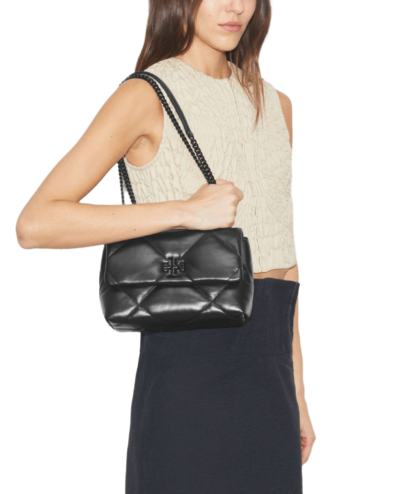 Tory Burch Kira Diamond leather shoulder bag Glam Steals