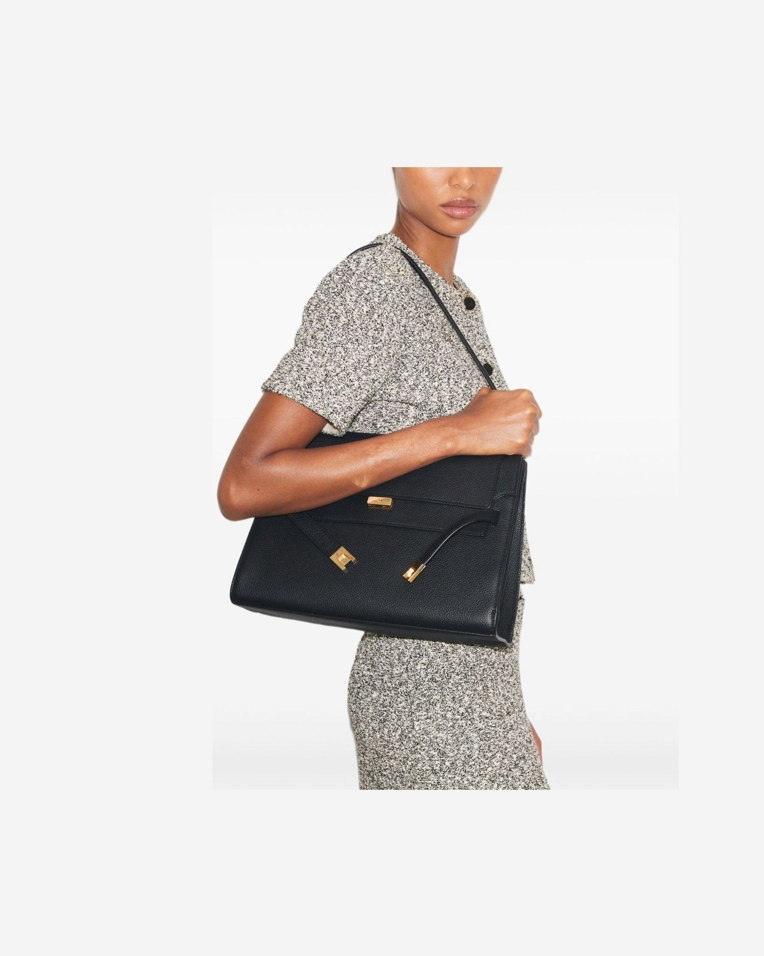 Tory Burch Leather Lee Radziwill Large Handbag Glam Steals