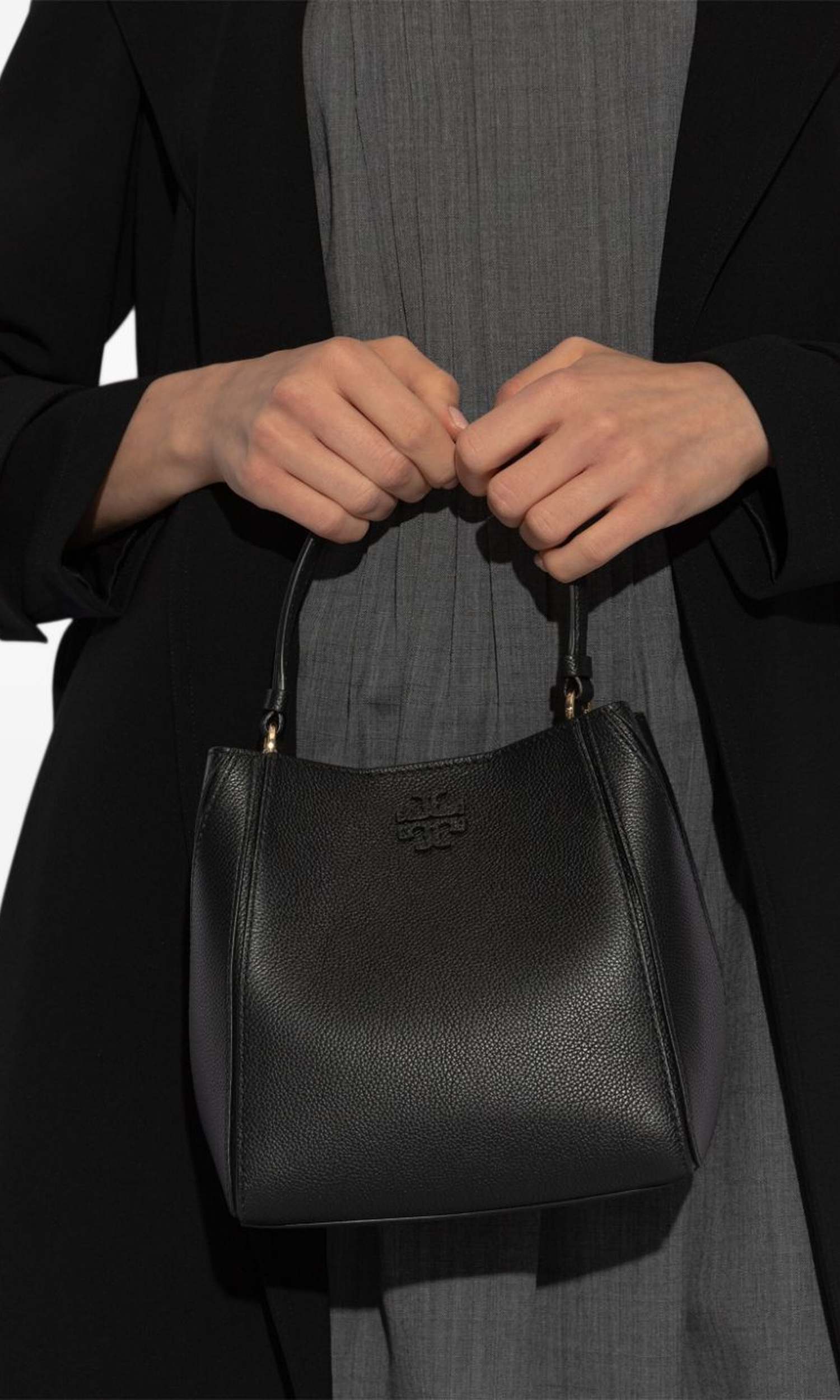 Tory Burch Leather Mcgraw Bucket Bag Glam Steals