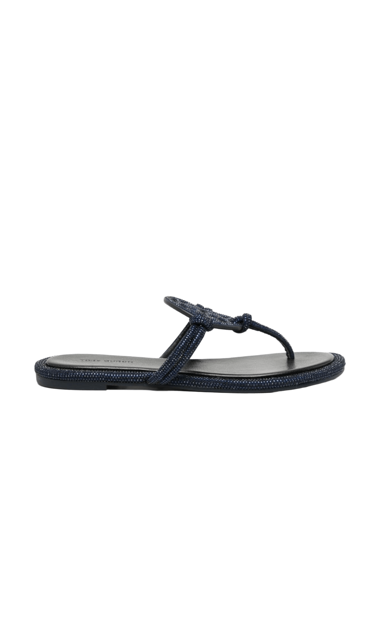 Tory Burch Leather Miller Thong Sandals Glam Steals