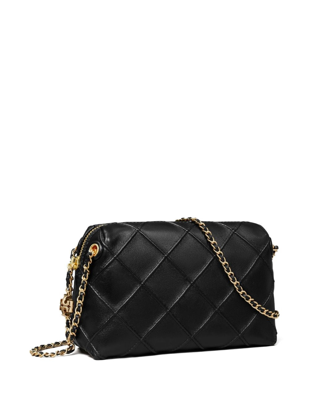 Tory Burch Leather Small Fleming Crossbody Bag Glam Steals