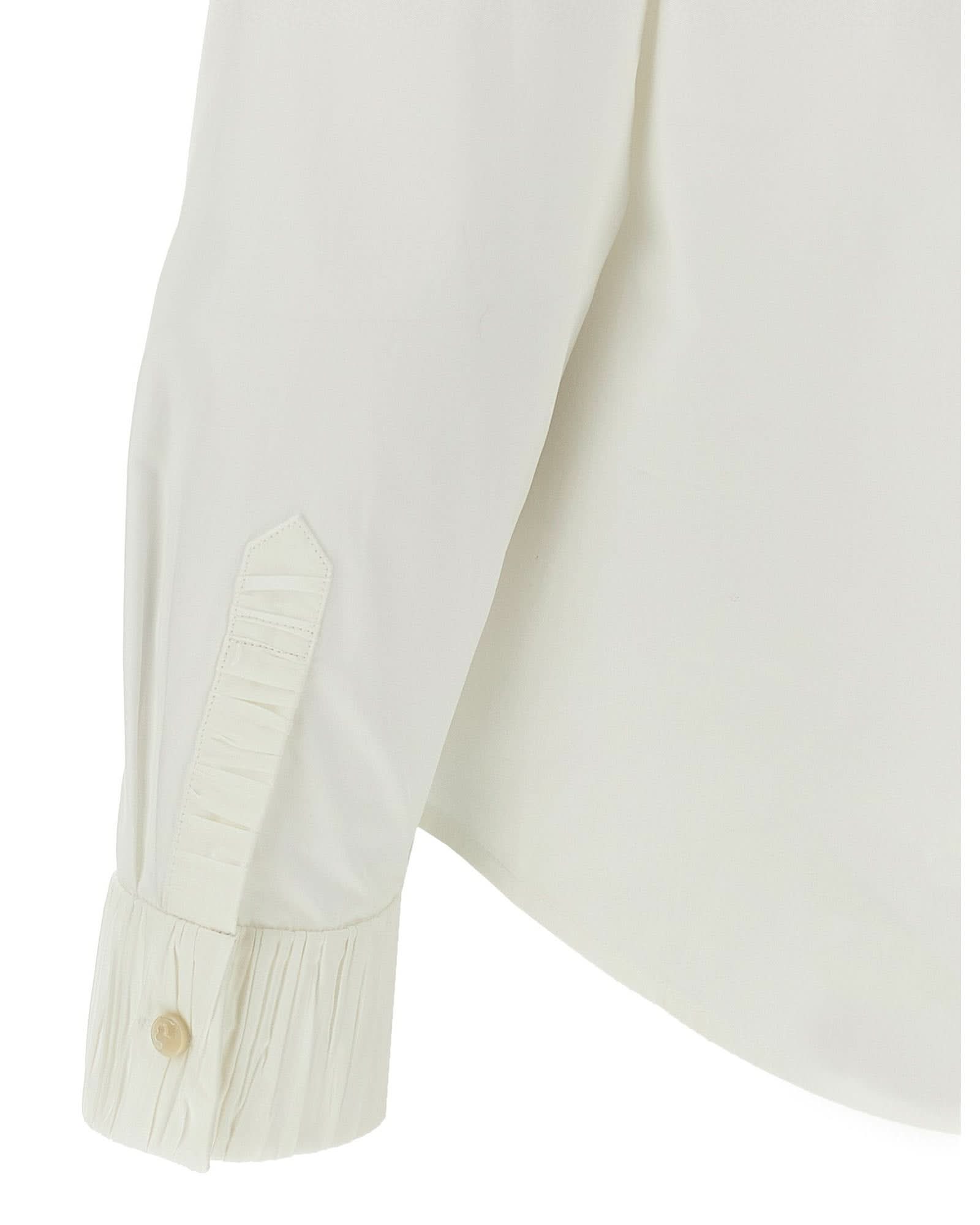 Tory Burch Pleated Detail Shirt Glam Steals