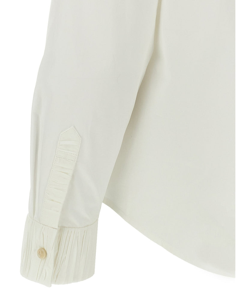 Tory Burch Pleated Detail Shirt Glam Steals