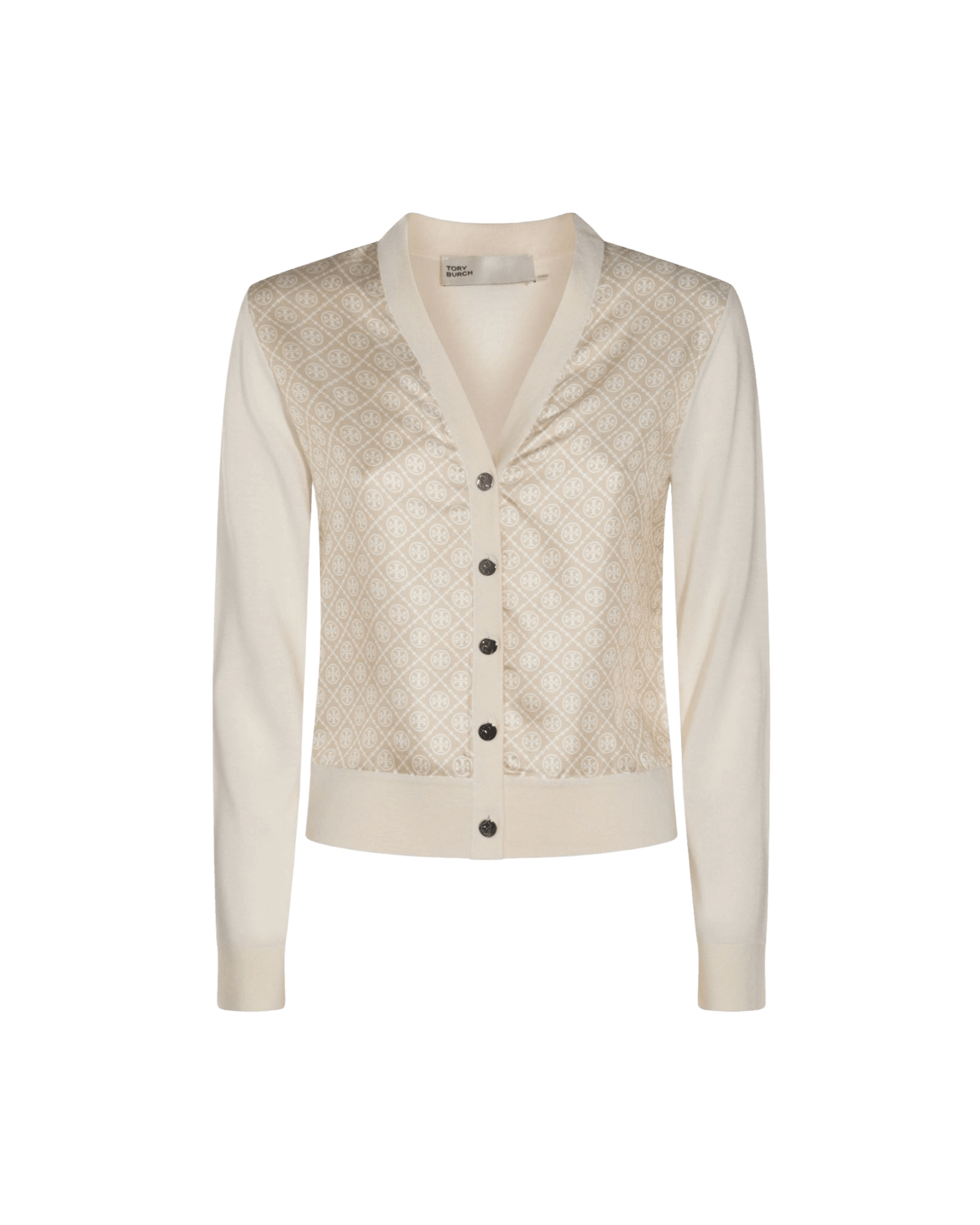 Tory Burch Silk T Monogram Cardigan Glam Steals