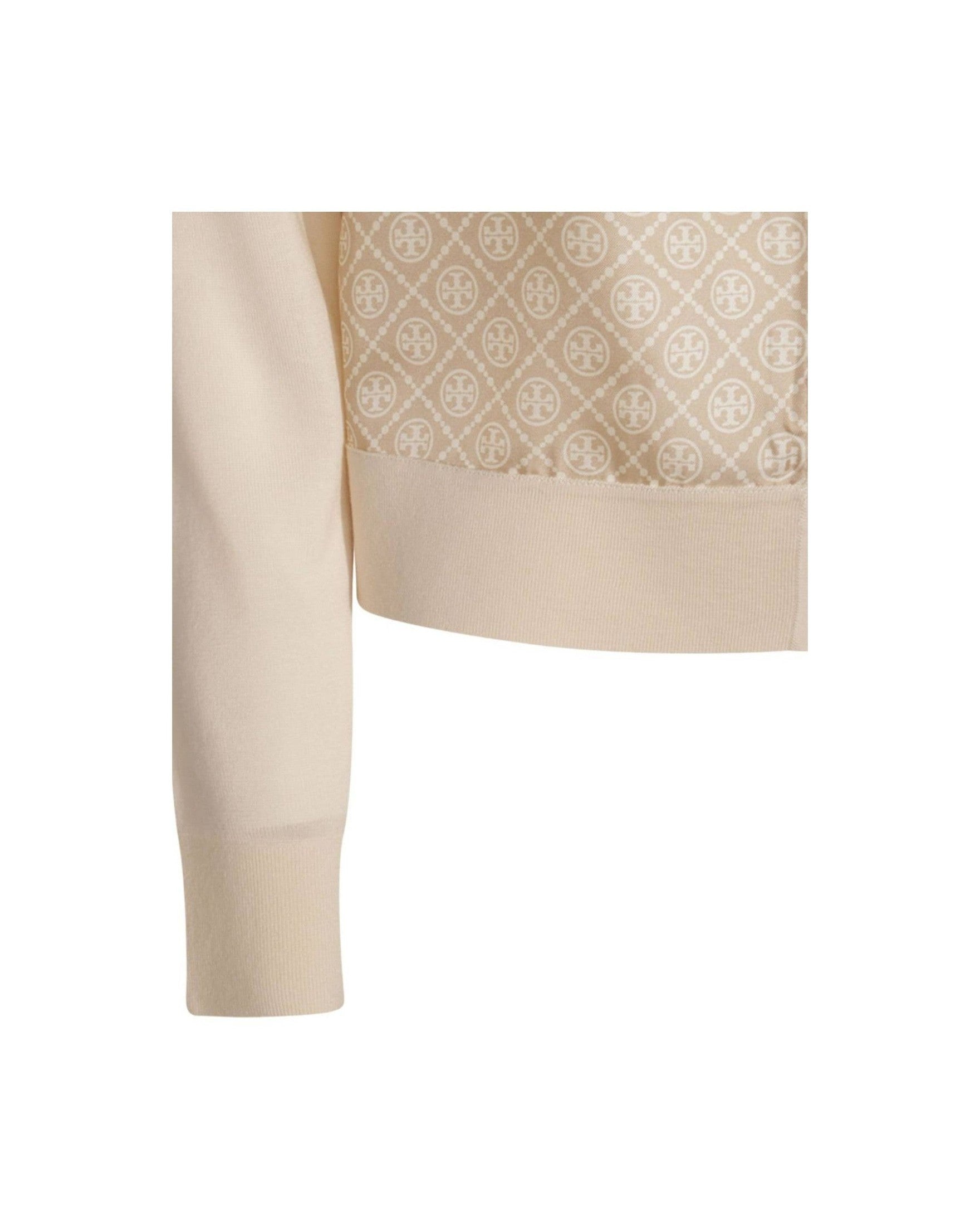 Tory Burch Silk T Monogram Cardigan Glam Steals