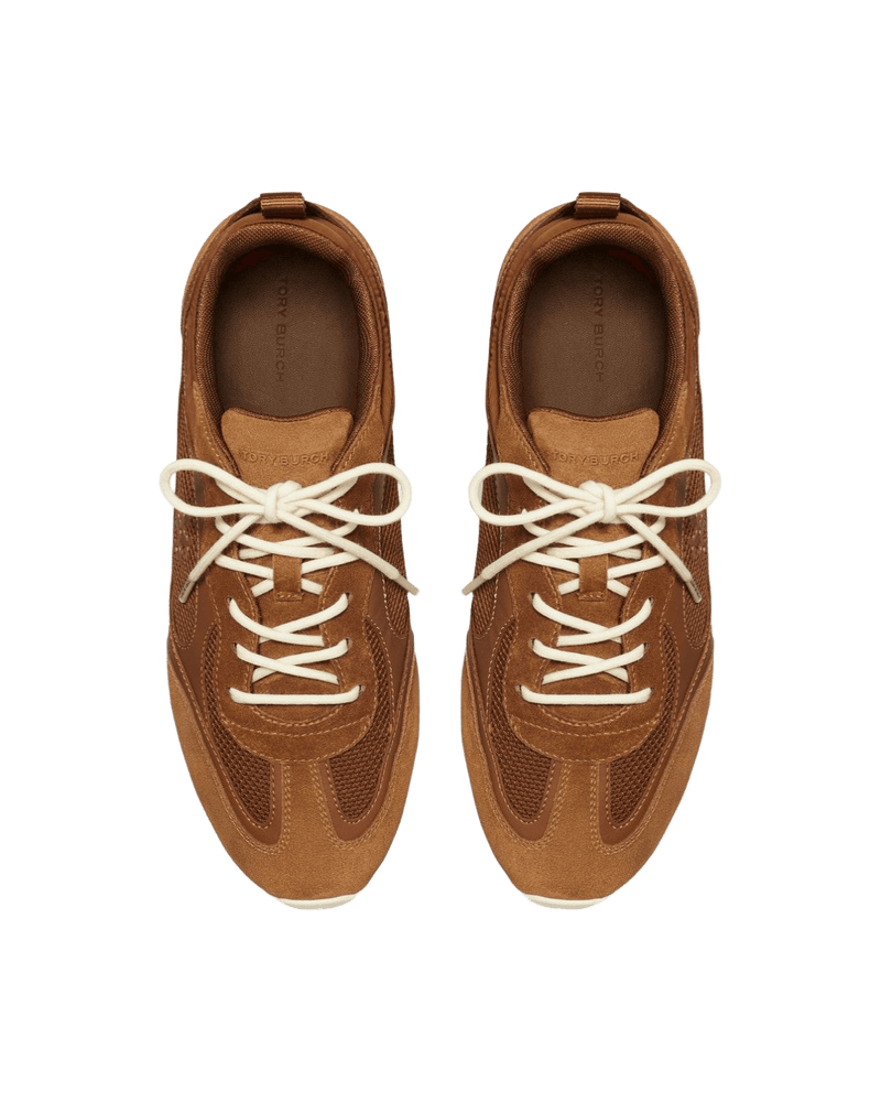 Tory Burch Brown Sneakers Leather Glam Steals