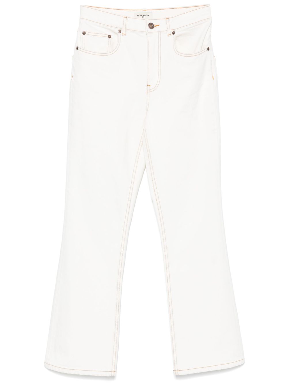 Tory Burch White Denim Jeans Glam Steals