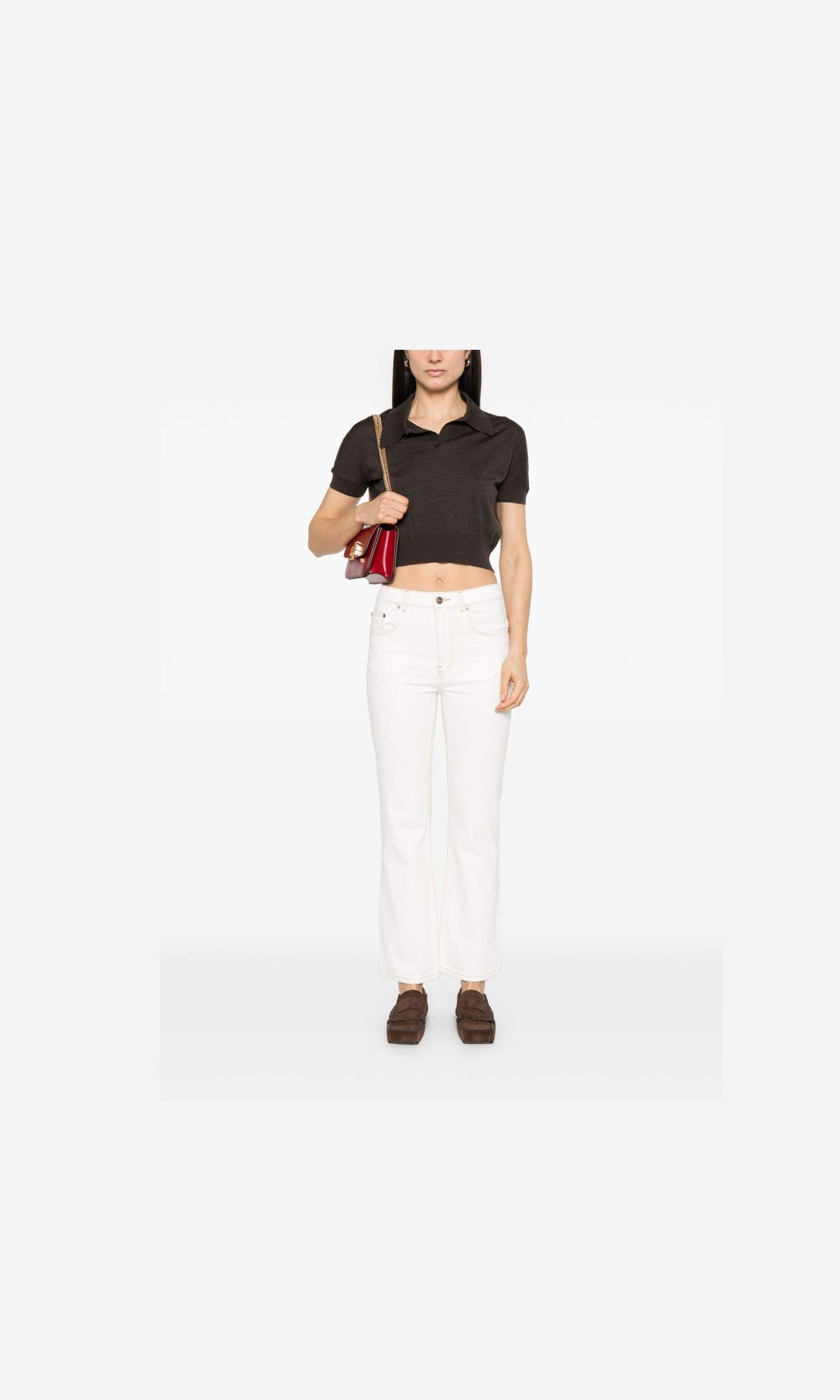 Tory Burch White Denim Jeans Glam Steals