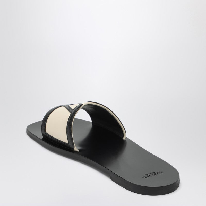 Valentino Black Canvas Garavani Viva Superstar Slide Sandals Glam Steals