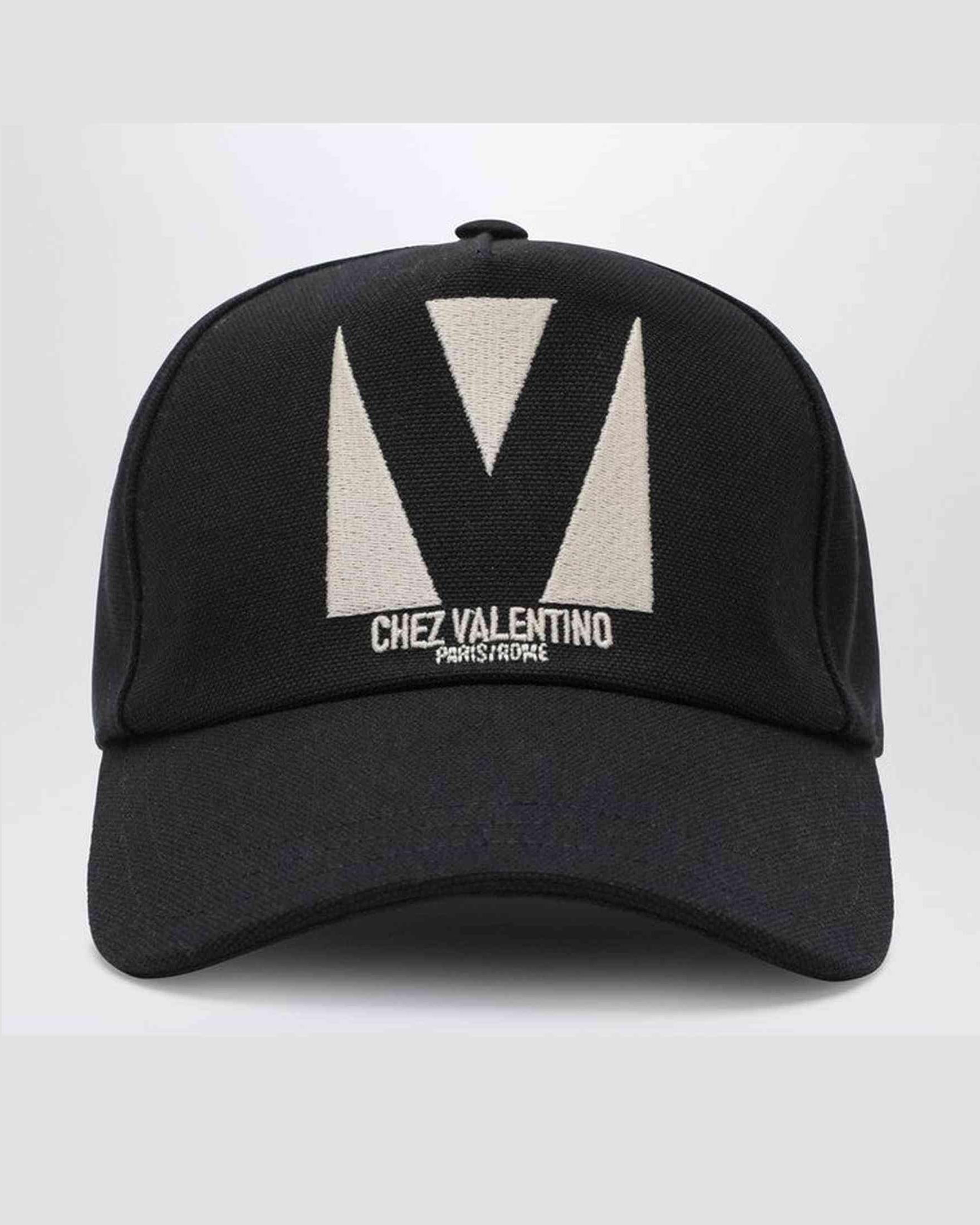 Valentino Black Garavani Chez Baseball Cap Glam Steals