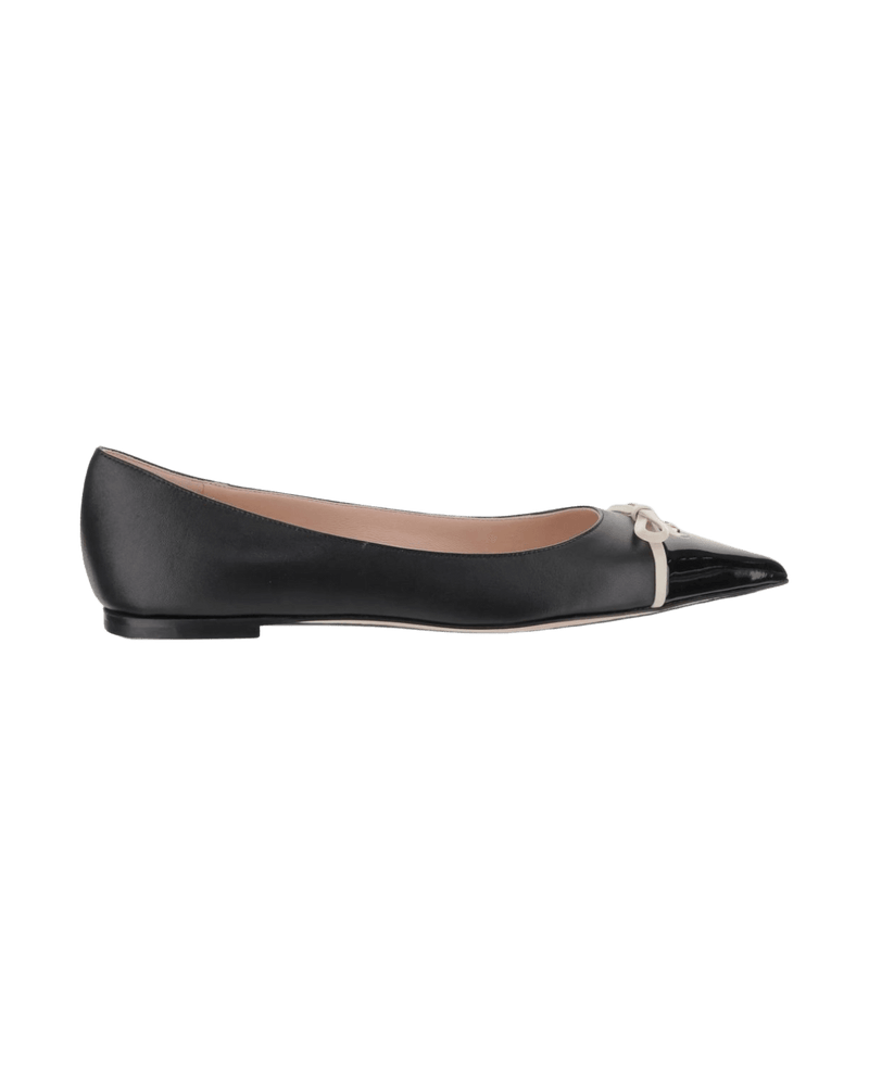 Valentino Garavani Black Flat Shoes Glam Steals