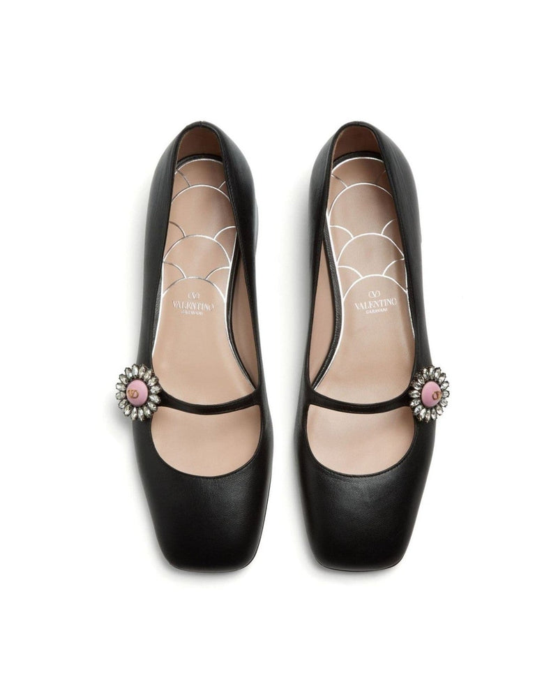 Valentino Black Garavani Flat Shoes Glam Steals
