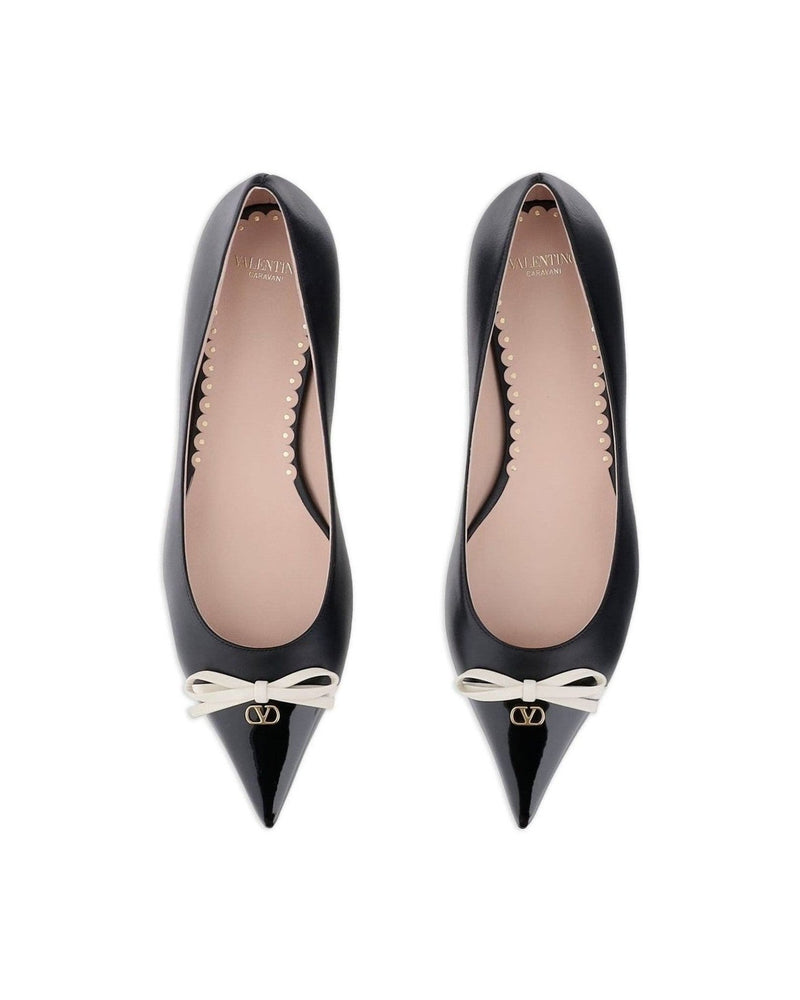 Valentino Black Garavani Flat Shoes Glam Steals