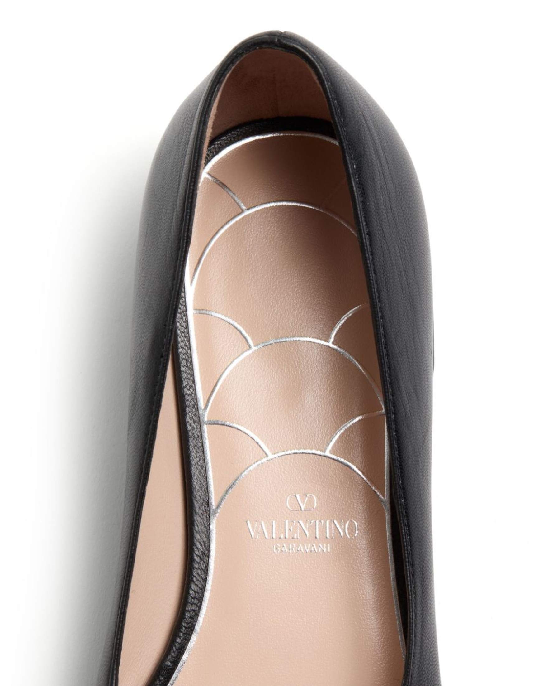 Valentino Black Garavani Flat Shoes Glam Steals