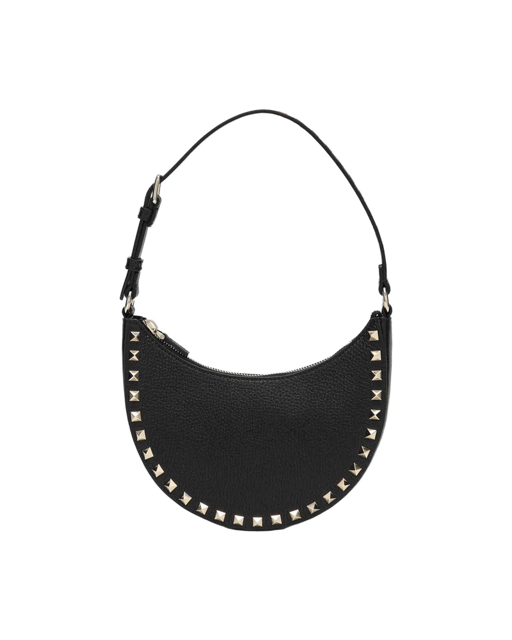 Valentino Black Garavani Rockstud Mini Hobo Bag Glam Steals
