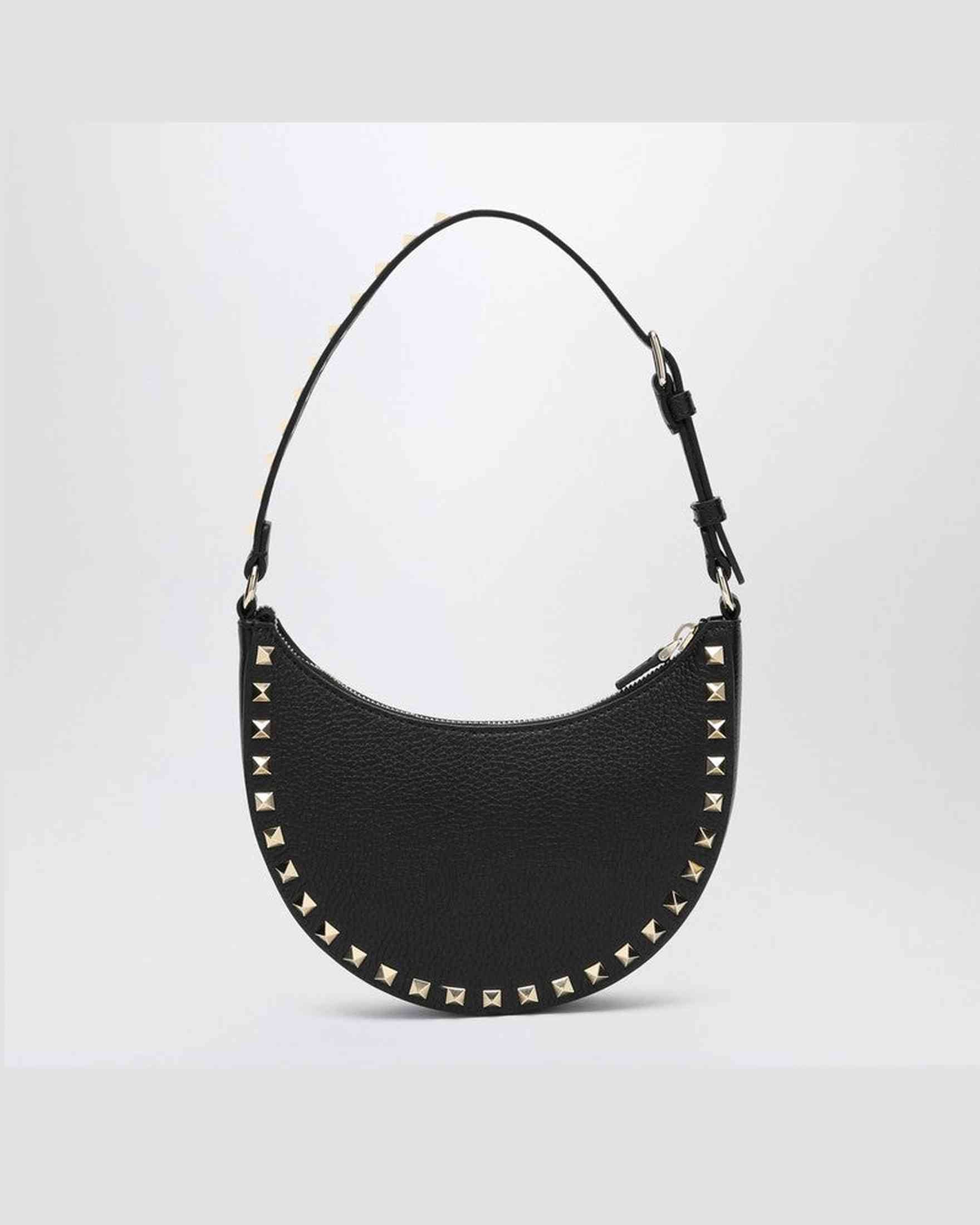 Valentino Black Garavani Rockstud Mini Hobo Bag Glam Steals