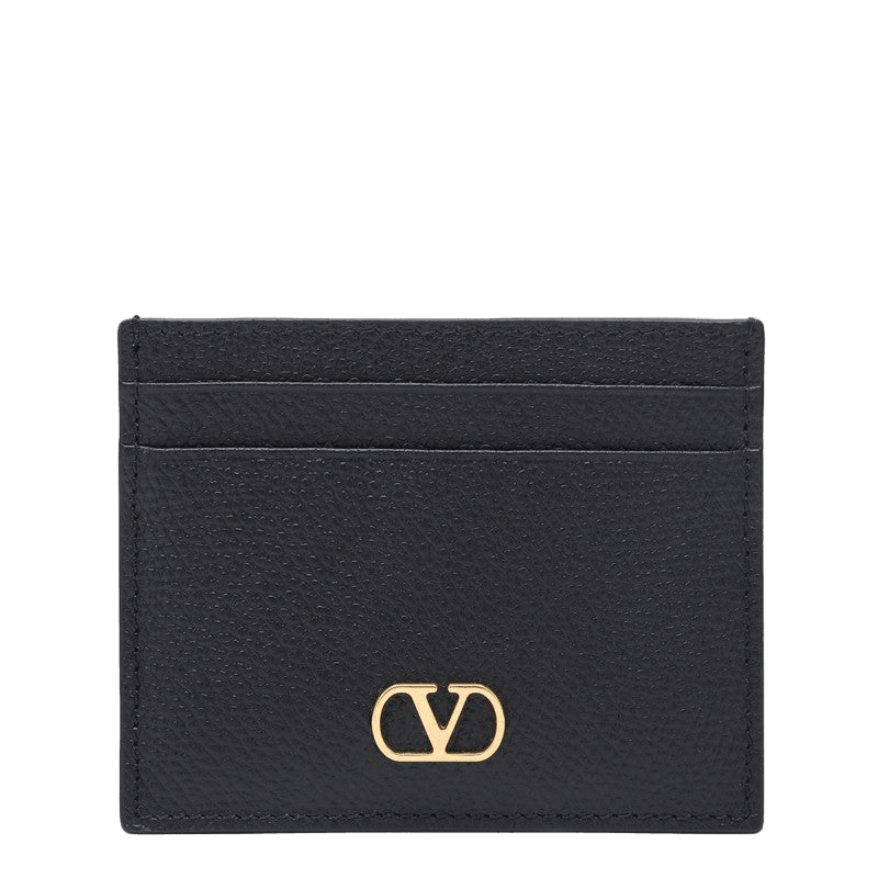 Valentino Black Garavani Vlogo Signature Credit Card Holder Glam Steals
