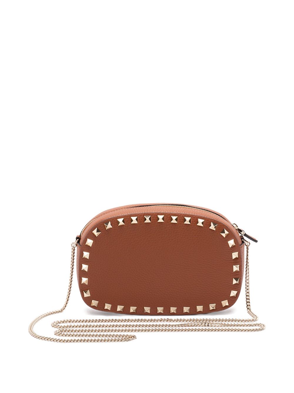 Valentino Brown Leather Garavani Bag Glam Steals