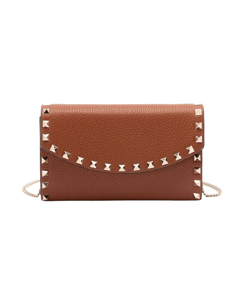 Valentino Leather Brown Garavani Bag Glam Steals