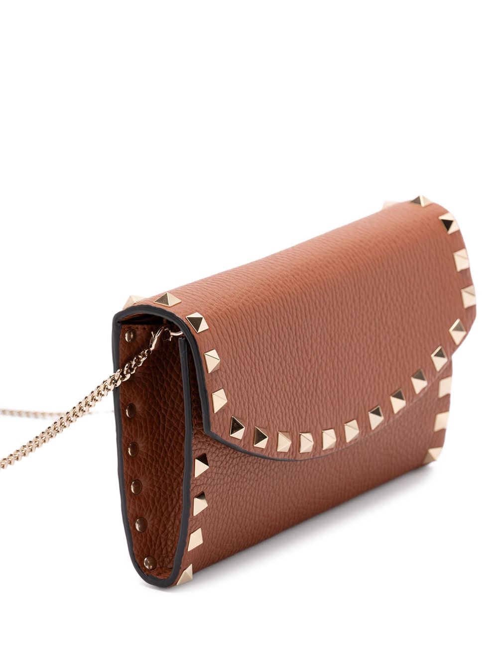 Valentino Brown Leather Garavani Bag Glam Steals