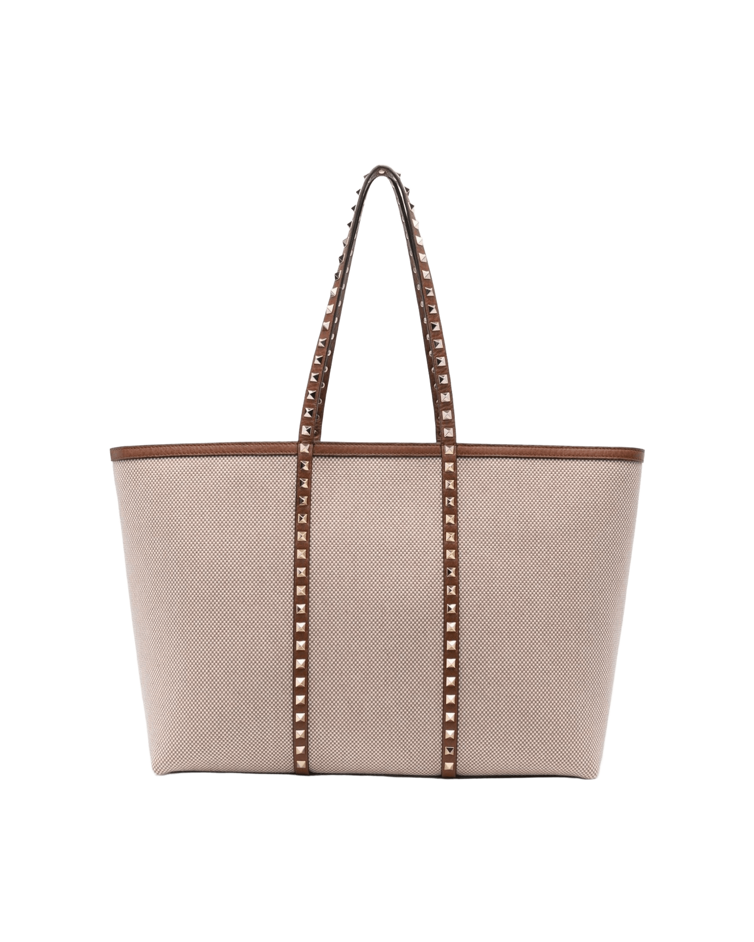 Valentino Canvas Garavani Rockstud Medium Tote Bag Glam Steals