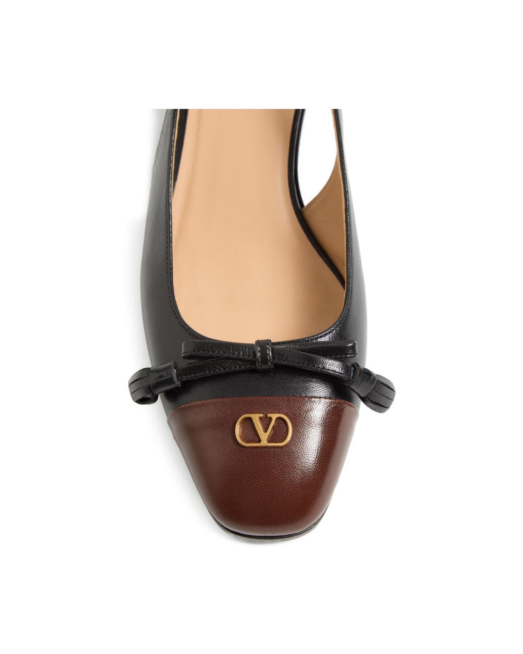 Valentino Garavani 25mm Valet Du Roi Slingback Ballet Flats Glam Steals