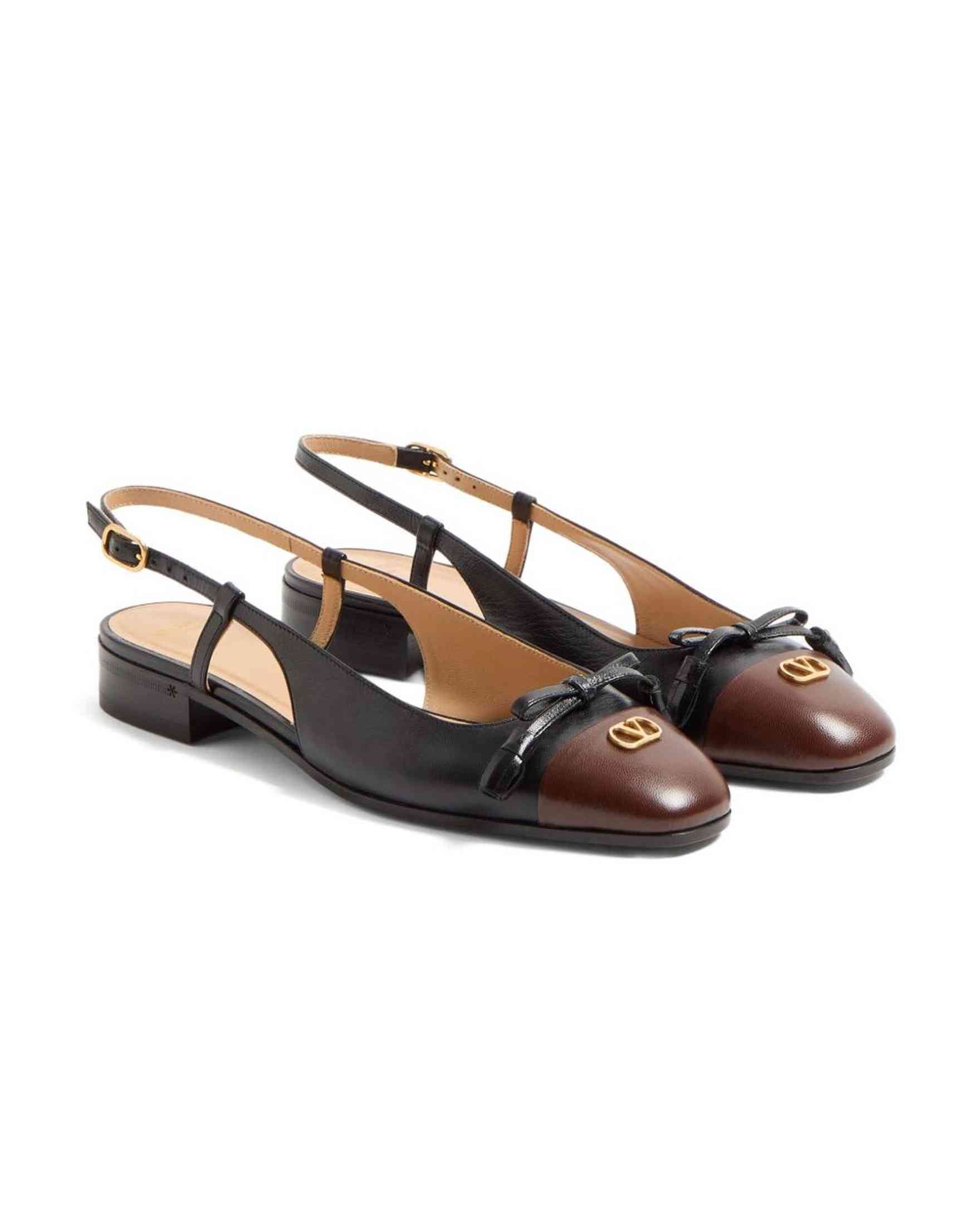Valentino Garavani 25mm Valet Du Roi Slingback Ballet Flats Glam Steals