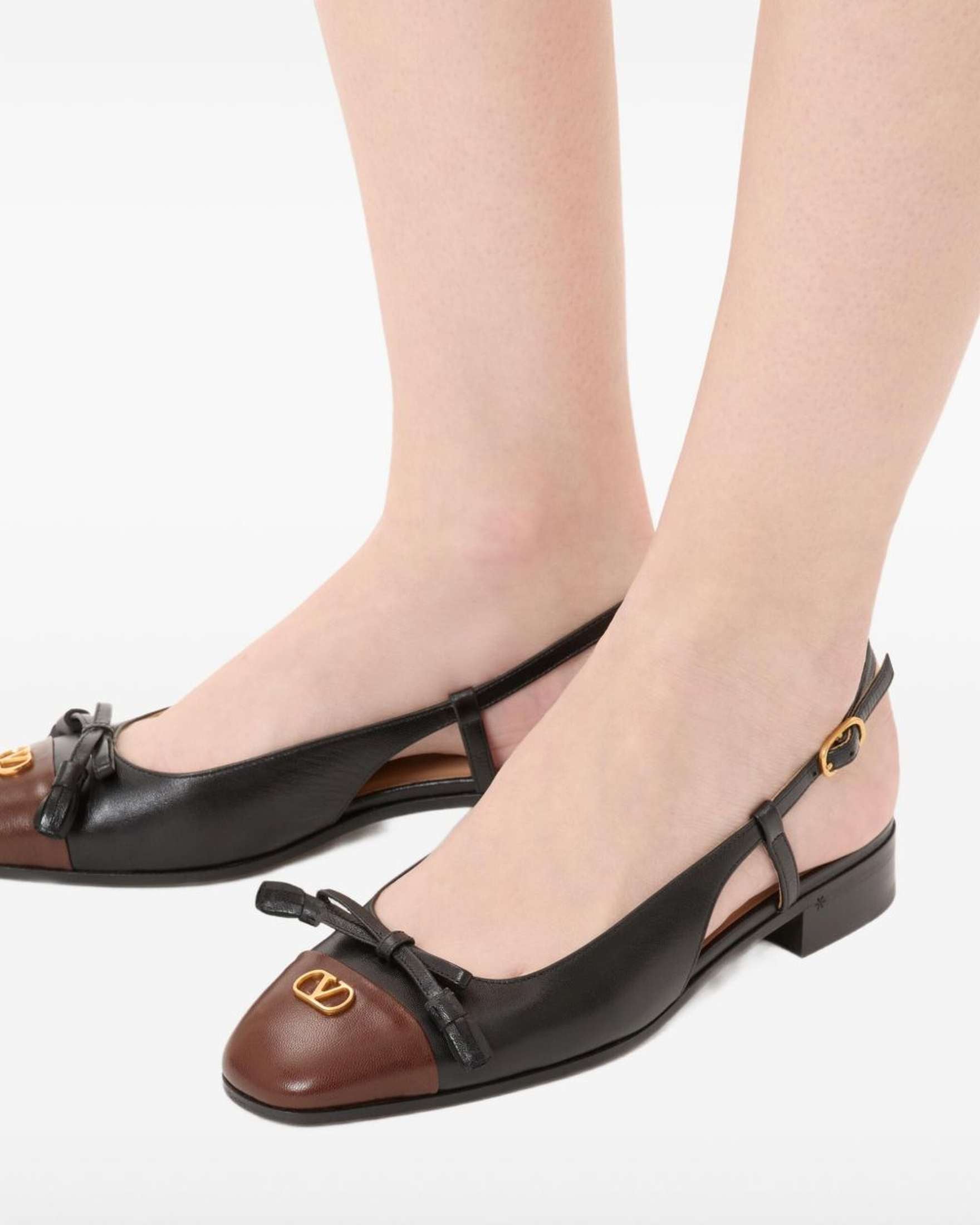 Valentino Garavani 25mm Valet Du Roi Slingback Ballet Flats Glam Steals