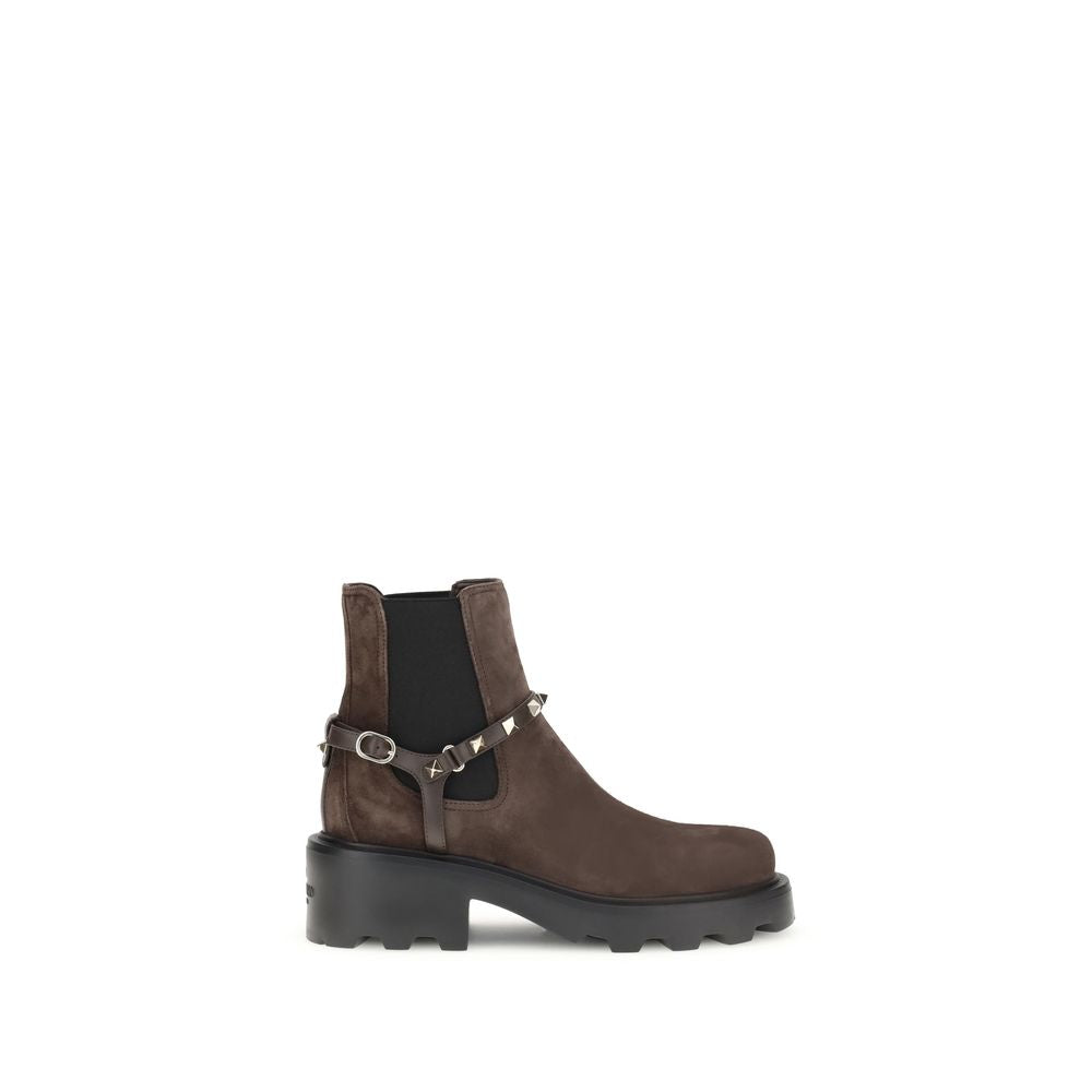 Valentino Garavani Beatles Ankle Boots with Studs Glam Steals