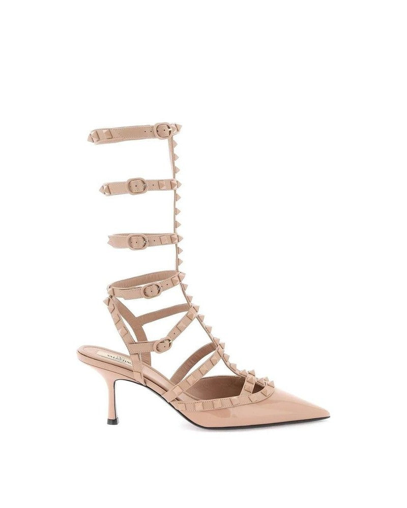 Valentino Garavani Beige Leather High Heel Pumps Glam Steals