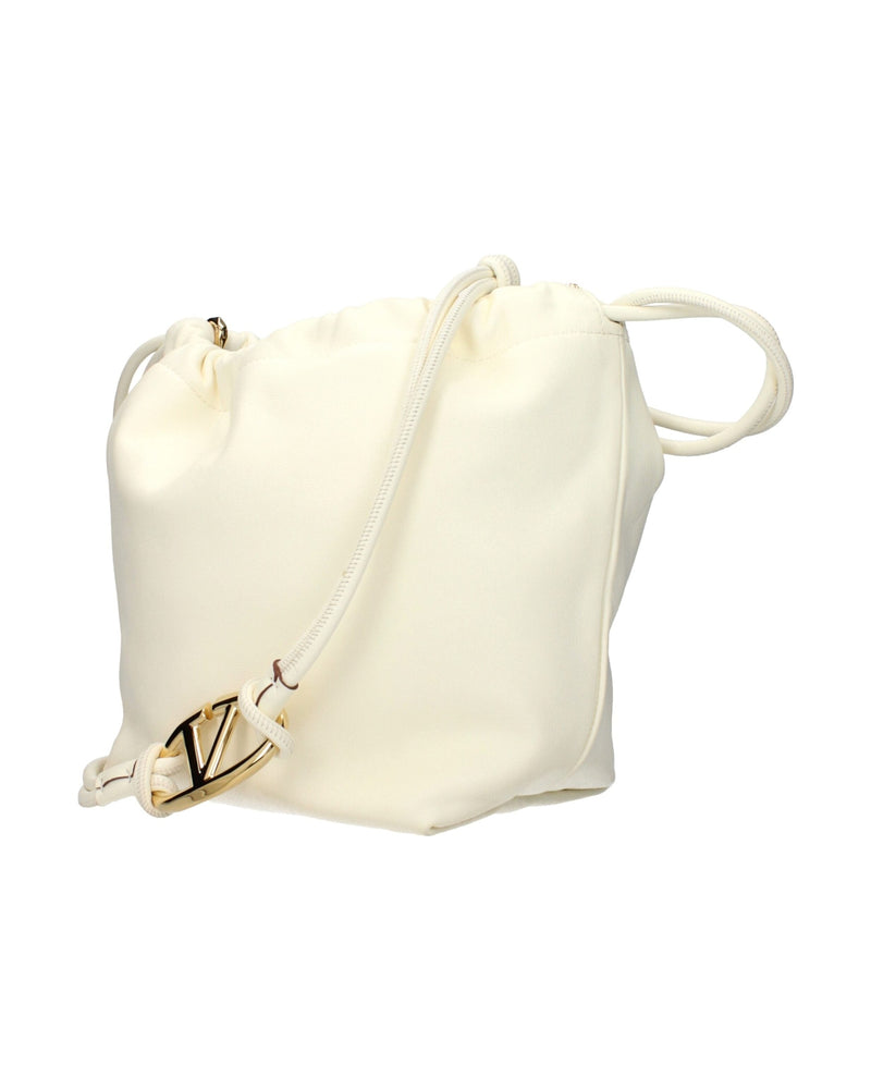 Valentino Garavani Beige Leather Shoulder Bag Glam Steals