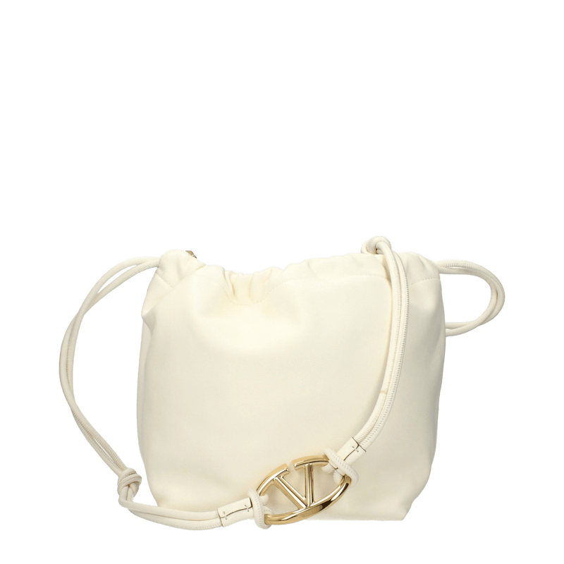 Valentino Garavani Beige Leather Shoulder Bag Glam Steals