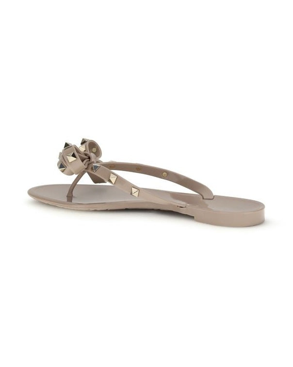 Valentino Garavani Beige Pvc Flat Sandals Glam Steals