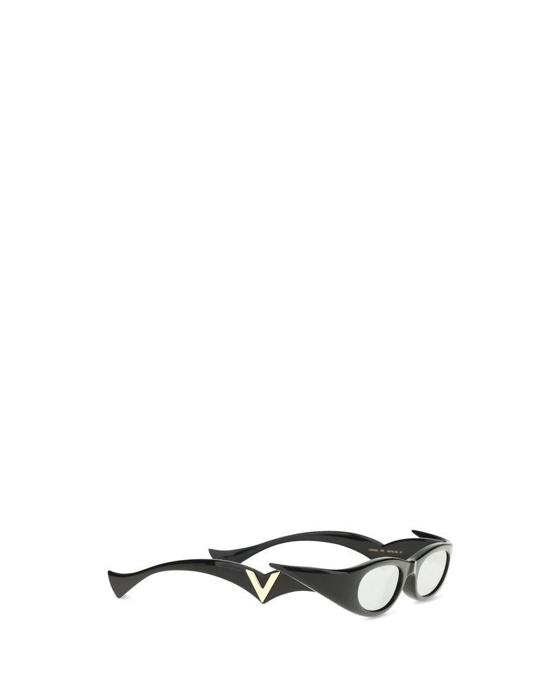 Valentino Garavani Black Acetate Sunglasses Glam Steals
