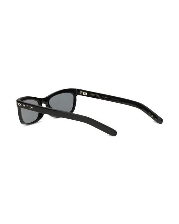 Valentino Garavani Black Acetate Sunglasses Glam Steals