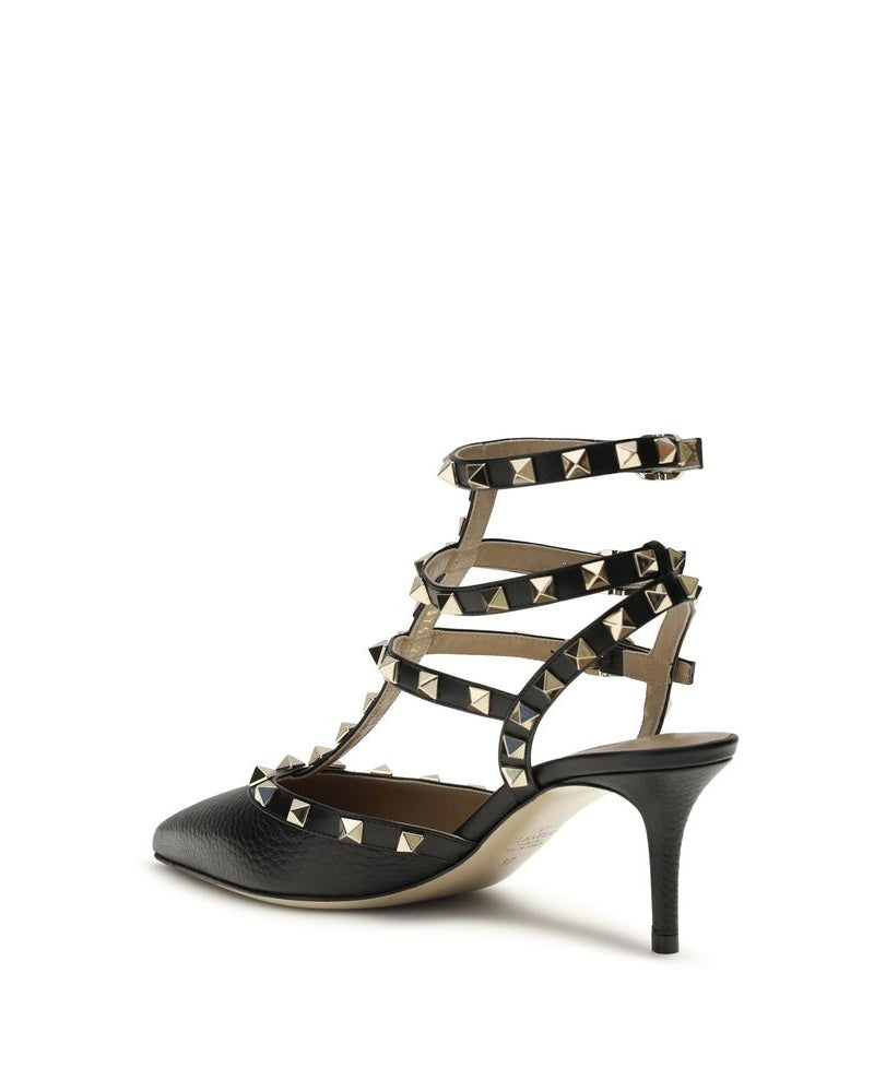 Valentino Garavani Black Calf Leather Bos Taurus Pumps Glam Steals